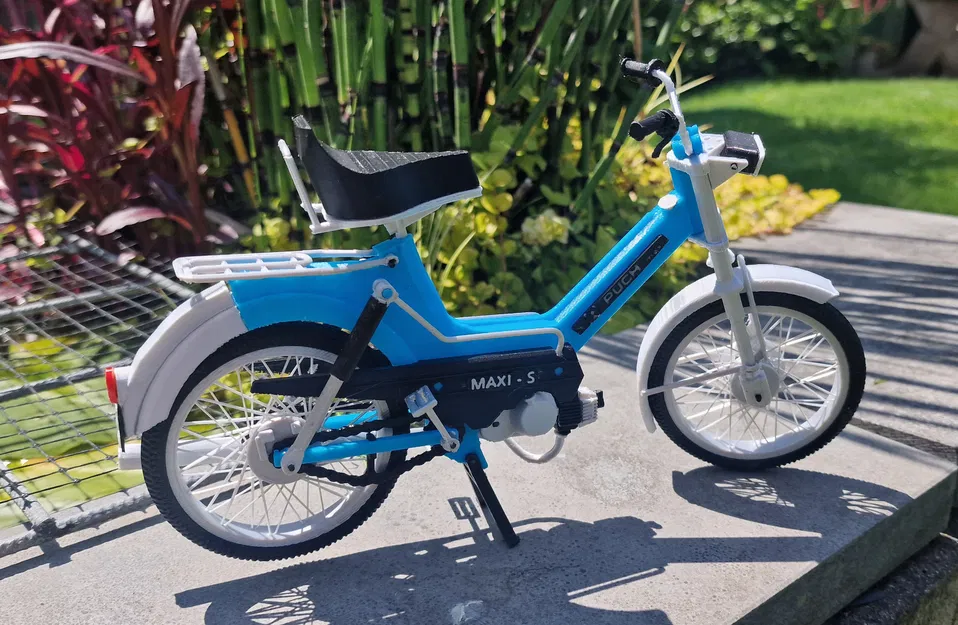 Xe Puch Maxi-s 1974 phiên bản Designer Ed van der Heijden - Image 7