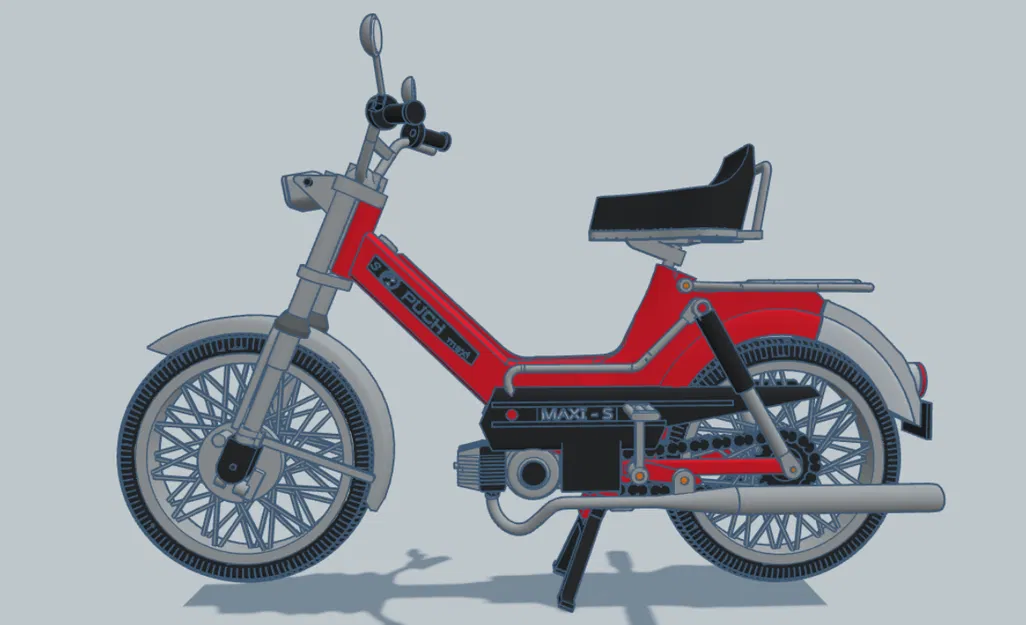 Xe Puch Maxi-s 1974 phiên bản Designer Ed van der Heijden - Image 18