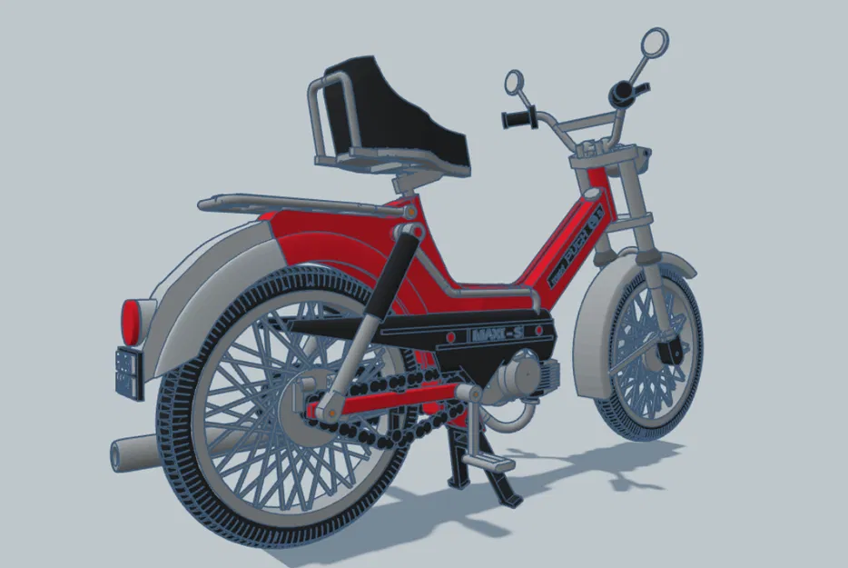 Xe Puch Maxi-s 1974 phiên bản Designer Ed van der Heijden - Image 20