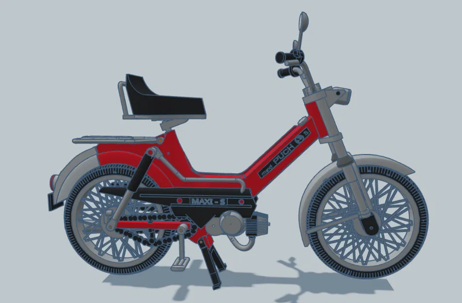 Xe Puch Maxi-s 1974 phiên bản Designer Ed van der Heijden - Image 21