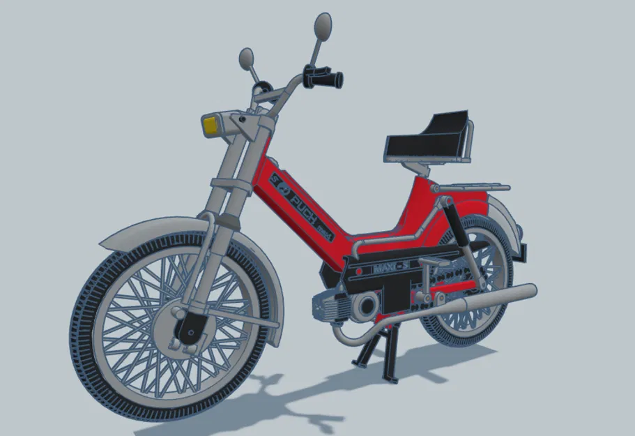 Xe Puch Maxi-s 1974 phiên bản Designer Ed van der Heijden - Image 23