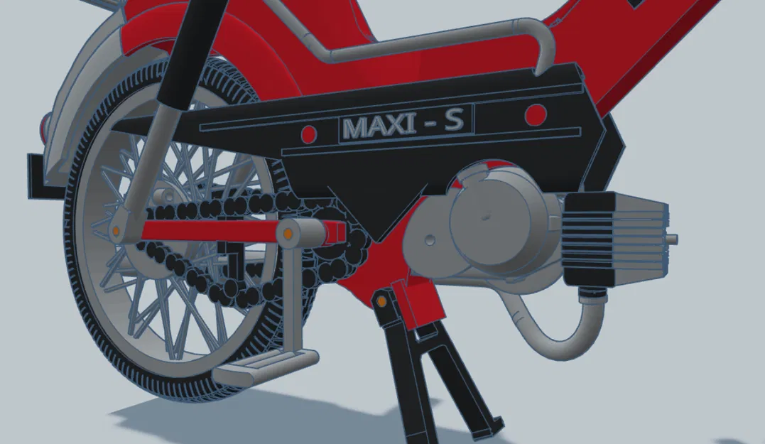 Xe Puch Maxi-s 1974 phiên bản Designer Ed van der Heijden - Image 24