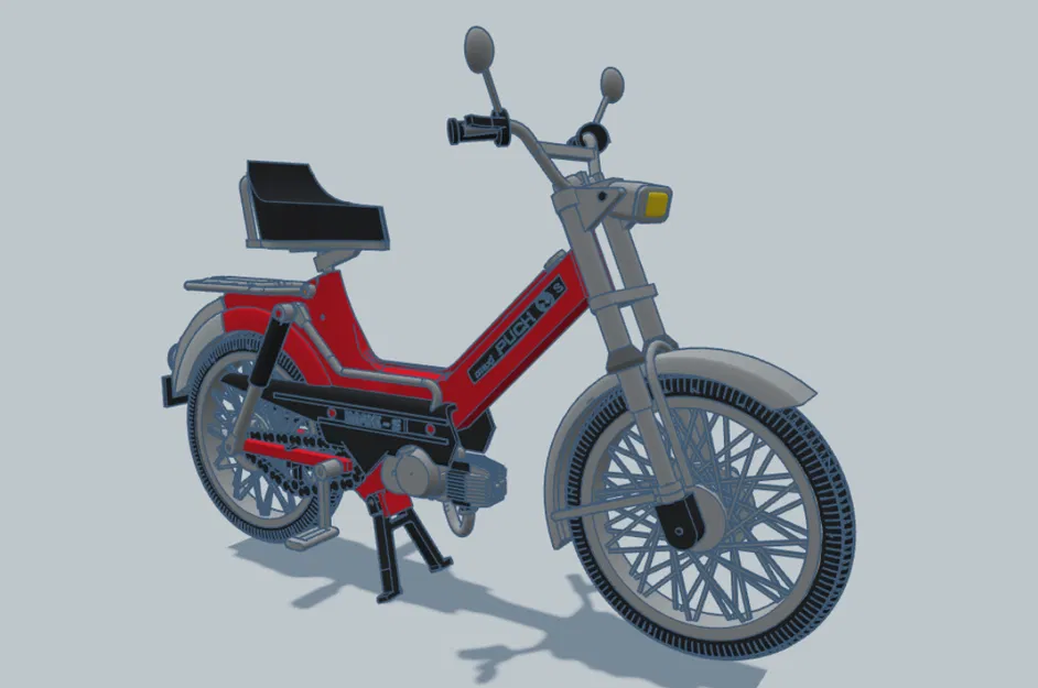 Xe Puch Maxi-s 1974 phiên bản Designer Ed van der Heijden - Image 26