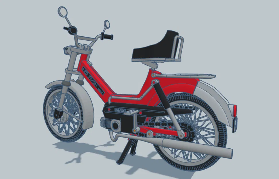 Xe Puch Maxi-s 1974 phiên bản Designer Ed van der Heijden - Image 28