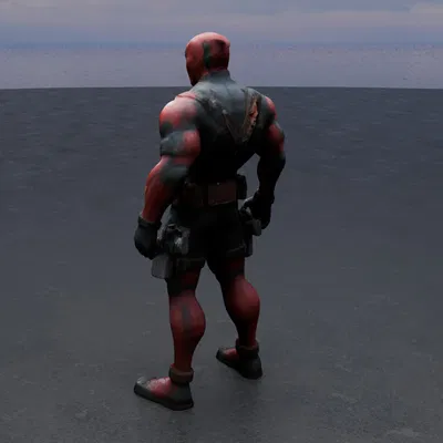 Mô hình DeadPool 3D