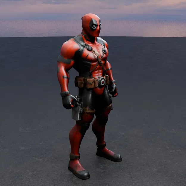 Mô hình DeadPool 3D - Image 4