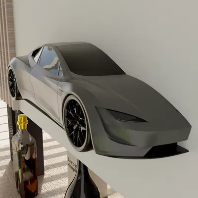 Tesla Roadster 2020 Treo Tường
