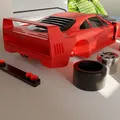 Mô hình 3D Ferrari F40 huyền thoại - Thumbnail 1