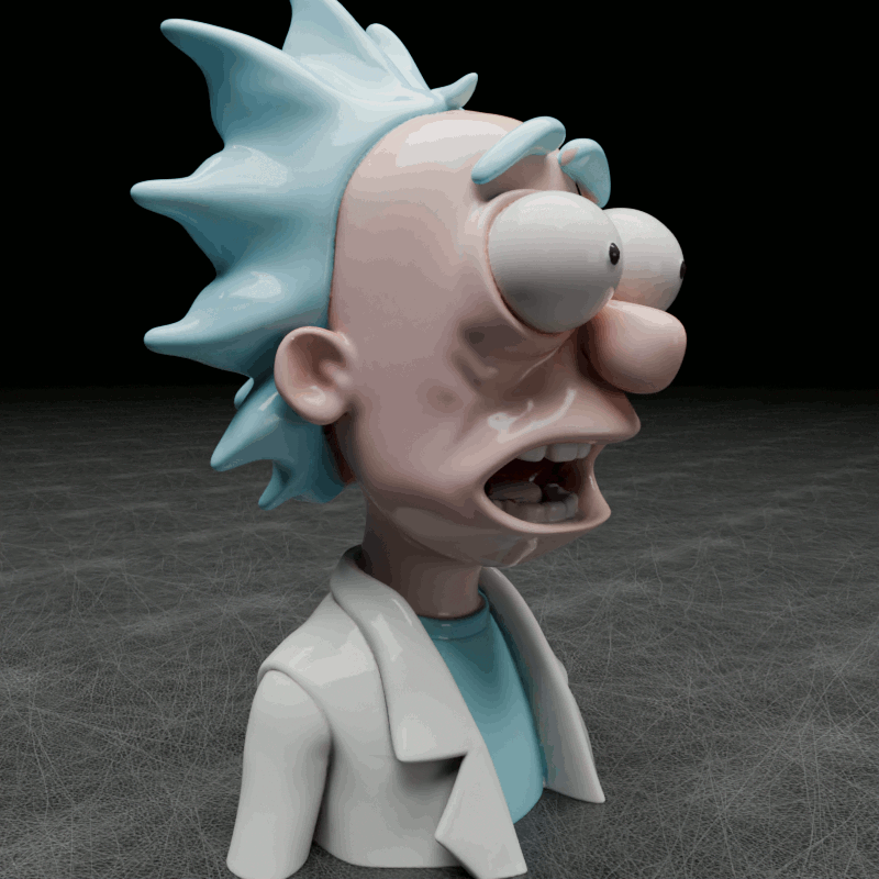 Mô hình Đầu của Rick - Image 2