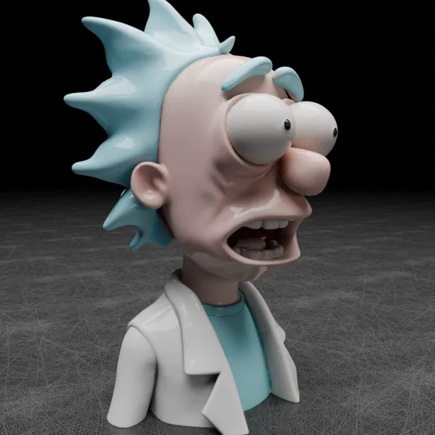 Mô hình Đầu của Rick - Image 4