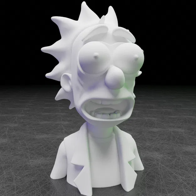 Mô hình Đầu của Rick - Image 8