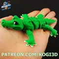 Cá Sấu Khớp Nối 3D - Thumbnail 3