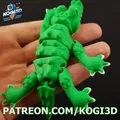 Cá Sấu Khớp Nối 3D - Thumbnail 5
