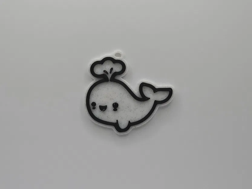 Móc Khóa Cá Voi Dễ Thương - Image 1