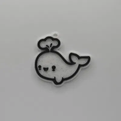 Móc Khóa Cá Voi Dễ Thương