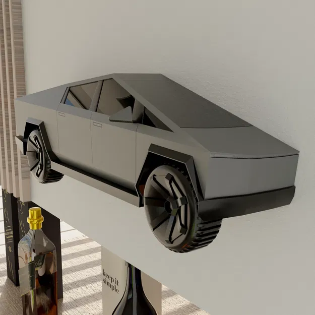 Tesla Cybertruck Treo Tường - Image 1