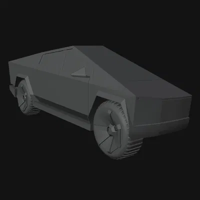 Tesla Cybertruck Treo Tường