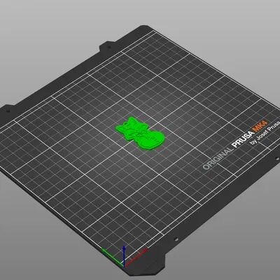 Móc Khóa Cáo Hình Học Dễ Thương