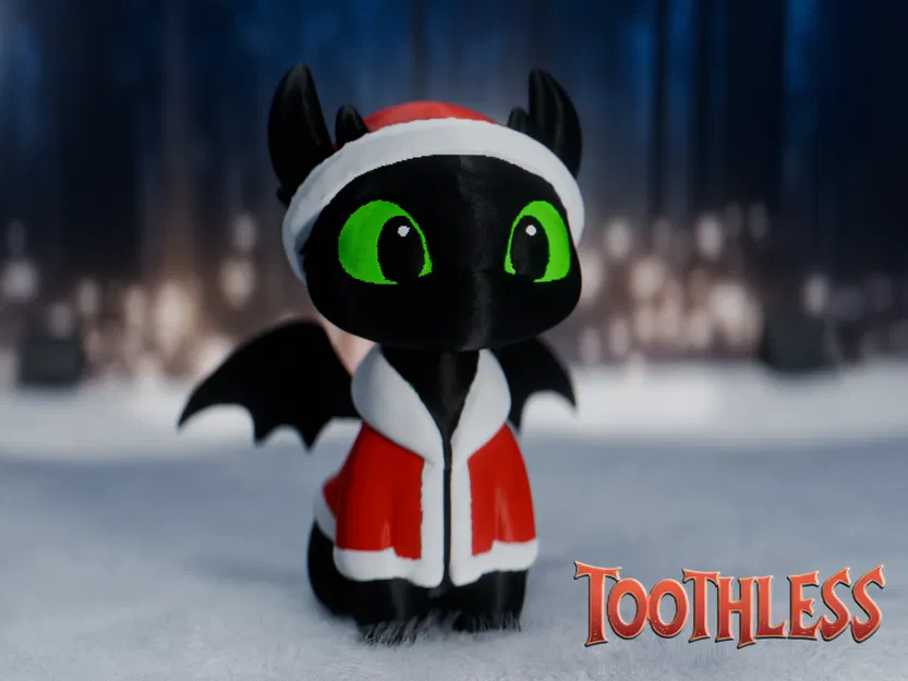 Mô hình Rồng Răng Sún Giáng Sinh - Image 1