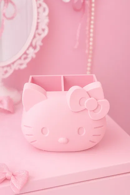 Hộp Đựng Đồ Bàn Làm Việc Hello Kitty - Image 1