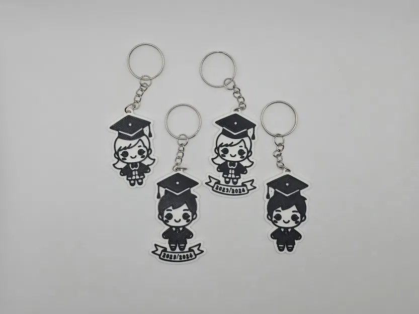 Móc Khóa Tốt Nghiệp Nam/Nữ (Tùy Chỉnh) - Image 1