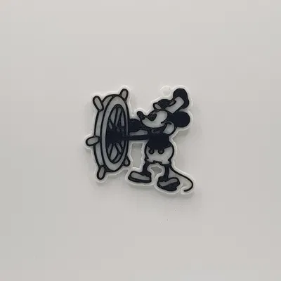 Móc khóa Chuột Mickey Hơi nước Willie