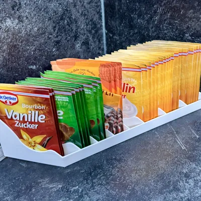 Hộp Đựng Gói Gia Vị Làm Bánh – Mỏng & Chéo – Bột Nở, Đường Vani & Hơn Thế Nữa