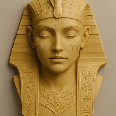 Tượng Bán Thân Trang Trí Tường Ai Cập "Favored of Ra"