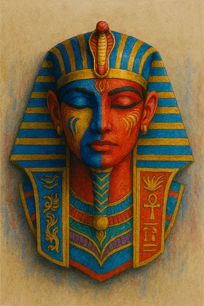 Tượng Bán Thân Trang Trí Tường Ai Cập "Favored of Ra" - Image 2