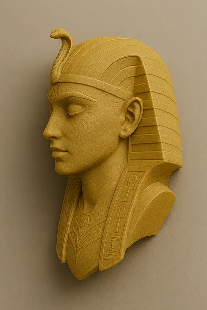 Tượng Bán Thân Trang Trí Tường Ai Cập "Favored of Ra" - Image 4