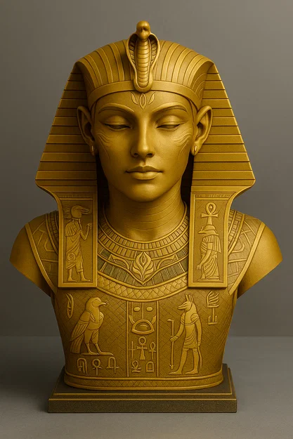 Tượng Bán Thân Trang Trí Tường Ai Cập "Favored of Ra" - Image 6