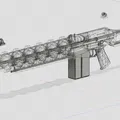 S.T.A.L.K.E.R. Gauss Rifle - Mẫu In 3D - Thumbnail 14