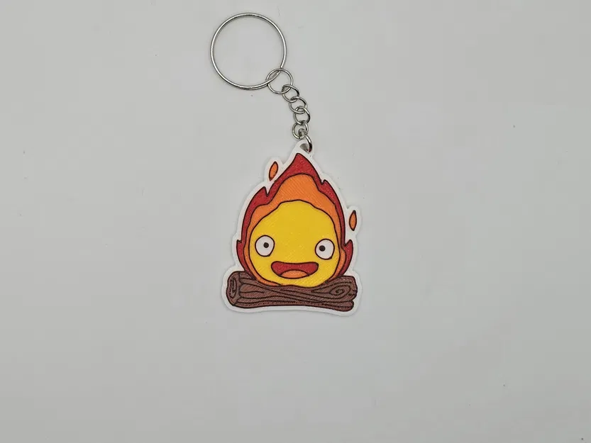 Móc Khóa Calcifer (từ Lâu Đài Di Động Của Howl) - Image 1
