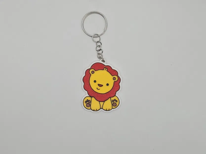 Móc Khóa Sư Tử Dễ Thương Từ Đồ Chơi Em Bé Fisher-Price - Image 1