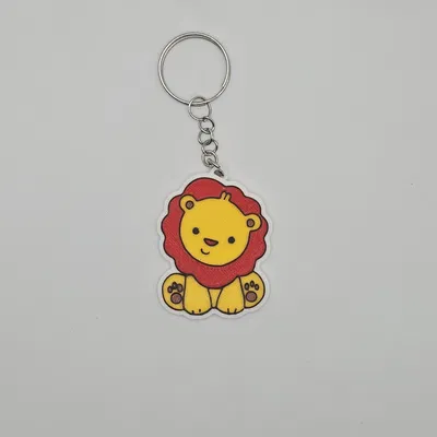 Móc Khóa Sư Tử Dễ Thương Từ Đồ Chơi Em Bé Fisher-Price