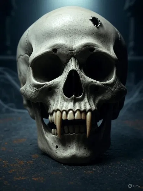 Mô hình Calavera Vampiro - Đầu Lâu Ma Cà Rồng - Image 1