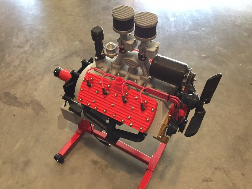 Mô hình Động cơ Ford Flathead V8 Chuyển động - Image 4