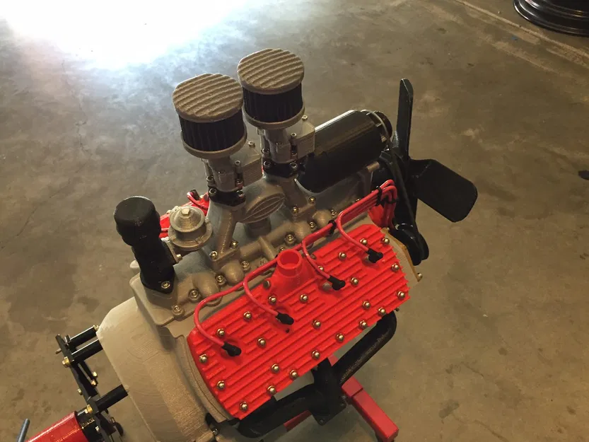 Mô hình Động cơ Ford Flathead V8 Chuyển động - Image 8