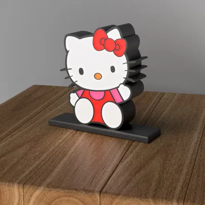 Hello Kitty phát sáng đèn LED hoặc WLED