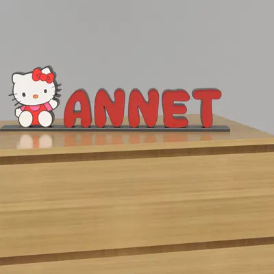 Hello Kitty phát sáng đèn LED hoặc WLED