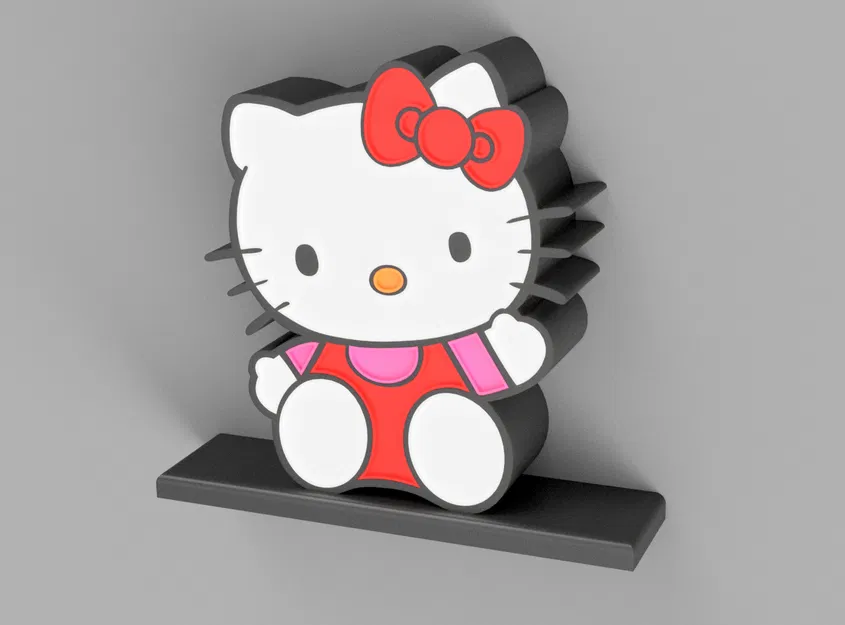 Hello Kitty phát sáng đèn LED hoặc WLED - Image 4