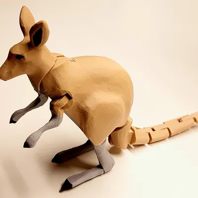 Kangaroo Khớp Nối (In Liền Khối)