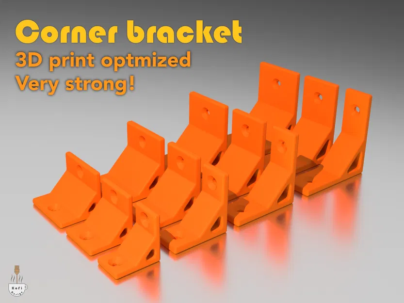 Góc nối chữ L - Tối ưu in 3D - Cực kỳ chắc chắn - Image 1
