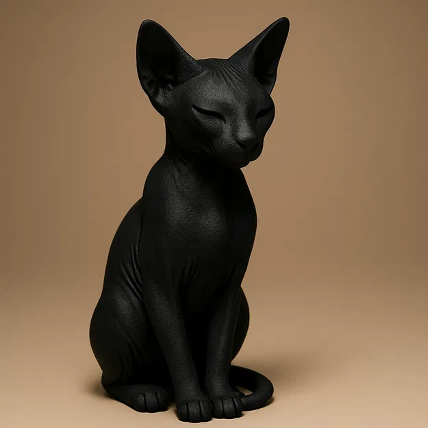 Mô hình trang trí Mèo Sphynx - Image 1