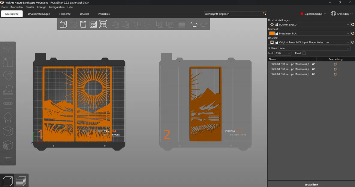 Tranh Tường Phong Cảnh Núi Non 3D - Image 2