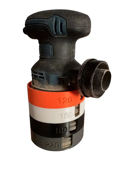 Khay Đựng Đĩa Chà Nhám Xếp Chồng Có Trụ Dẫn Hướng - Image 2