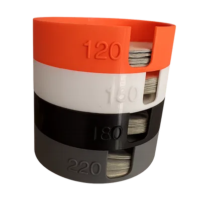 Khay Đựng Đĩa Chà Nhám Xếp Chồng Có Trụ Dẫn Hướng