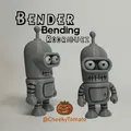 Mô hình Bender Bending Rodríguez – DeskBuddy Futurama - Thumbnail 1