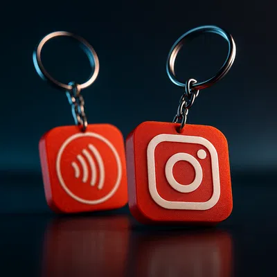 Móc Khóa Instagram - NFC