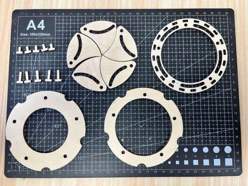Hộp Iris Cắt Laser - Không Cần Vít - Image 3